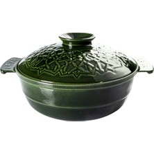 Lava Anatolıa Selçuklu Güveci (Ø)26 Cm. Majolica Yeşil
