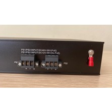 Scodeno 24 Port Bakır 24*10/100/1000 Port 2*1000 Port Fiber Girişli 28 Port Endüstriyel Yönetilebilir Poe Switch8