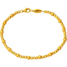 22 Ayar Top Altınlı Zincir Bileklik