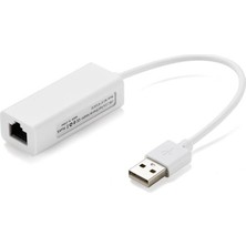 Wozlo USB 2.0 Ethernet Ağ Lan Karti Adaptörü RJ45 Pc Laptop Macbook Çevirici Dönüştürücü