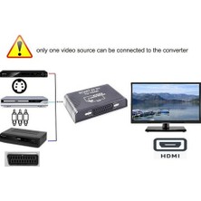 Xinh Hdmatters S Video Kompozit Av Scart HDMI Uyumlu Dönüştürücü Switcher S Video + Rca + Scart, HDMI Uyumlu Out (Yurt Dışından)