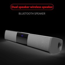 Xinh Ev Sineması Uzun Soundbar Fm Radyo Subwoofer Stereo Kablosuz Bluetooth Hoparlör (Yurt Dışından)