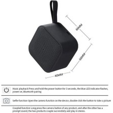 Xinh Bluetooth Hoparlör Hıfı Metal Mini Taşınabilir Kablosuz Müzik Play Hoparlör Açık Aux Fm Radyo Bilgisayar Stereo Hoparlör (Yurt Dışından)