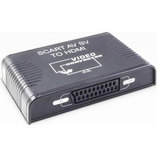 Xinh Hdmatters S Video Kompozit Av Scart HDMI Uyumlu Dönüştürücü Switcher S Video + Rca + Scart, HDMI Uyumlu Out (Yurt Dışından)