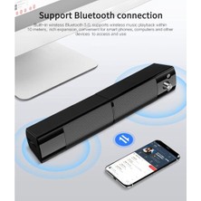 Xinh Surround Stereo Soundbar Subwoofer Bluetooth 5.0 Kablosuz Hoparlör Ayrılabilir Bilgisayar Hoparlörleri Destek Harici Mıc ve Kulaklık (Yurt Dışından)