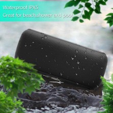 Xinh Siyah Bluetooth Hoparlör Bt5.0 Taşınabilir Hoparlör Ipx5 Ses Yardımcısı Subwoofer ile Su Geçirmez 15 H Çalma Süresi (Yurt Dışından)