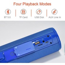 Xinh 149 Taşınabilir Hoparlör Bluetooth Kablosuz Mini Hoparlörler Açık Su Geçirmez 3D Stereo Müzik Subwoofer Kutusu Desteği Fm Tf Aux (Yurt Dışından)