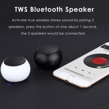 Xinh Taşınabilir Bluetooth Hoparlör Gerçek Kablosuz Stereo Subwoofer Handsfree Hoparlör Akıllı Telefonlar Için Mıc ile (Yurt Dışından)