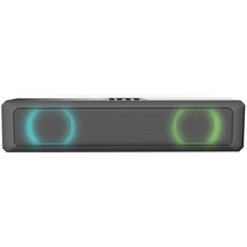 Xinh Bluetooth Hoparlör Kablolu Kablosuz Hoparlör Bas Stereo Subwoofer Renkli LED Işık Bluetooth Hoparlör Kablolu Hoparlör Seçeneği (Yurt Dışından)