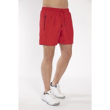 Crozwise Maraton - Çocuk Kırmızı Çabuk Kuruyan Deniz Şortu - 3180-G-07