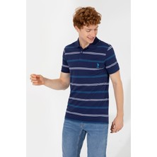 U.S. Polo Assn. Erkek Lacivert T-Shirt 50247784-VR033