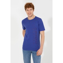 U.S. Polo Assn. Erkek Mavi T-Shirt 50247340-VR212