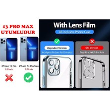 Dexmon iPhone 13 Pro Max Kılıf 3D Kamera ve Lens Korumalı Ultra Lüks Razer Platin Case