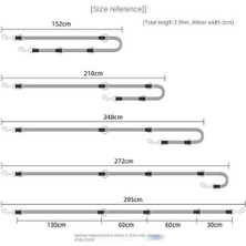 Sanlindou Köpek Eğitim Güvenliği Halatı, Çok Fonksiyonlu 3 Metre Uzunluğunda Köpek Eğitim Tasma (Yurt Dışından)