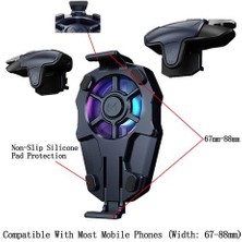 Xinh Mobil Oyun Denetleyicisi Kapasitans Gamepad Joystick Tak ve Oyun Ios / Android Tetik Kontrolü L1R1 Pubg Oyunu Ateş Shooter | Gamepads (Yurt Dışından)