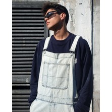 Bpm Premium Baggy Fit Unisex Kot Tulum Mavi