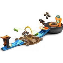 Hot Wheels GVK48 Hot Wheels Monster Trucks Akrobasi Tekerleği Oyun Seti