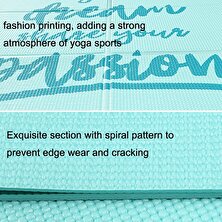 Zsunsky Shop YM15C Portable Fold Yoga Mat (Yurt Dışından)