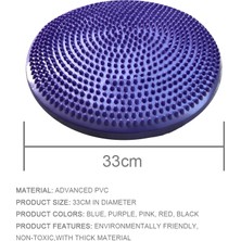 Zsunsky Shop Thick Explosion-Proof Yoga Special Mage Cushion Yoga Matı Mor (Yurt Dışından)