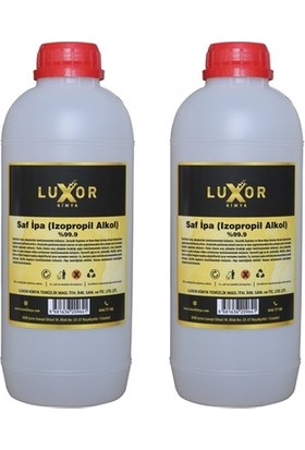 Luxor Kimya Saf Ipa %99 Izopropil Alkol 2 Adet 1 Litre