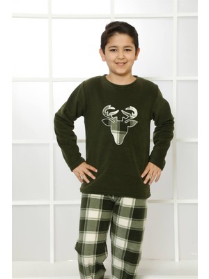 Akbeniz Welsoft Polar Çocuk Pijama Takımı 4635