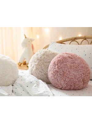 English Home Puffy Ball Dekoratif Yastık 40 cm Pembe