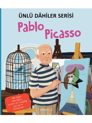 Yakamoz Yayınları Yakamoz Çocuk Kitapları Ünlü Dahiler Serisi - Pablo Picasso - Igeo Studio 40 Sayfa Mini Kitap Türkçe