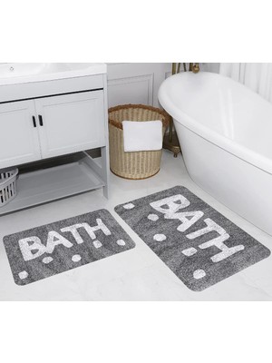 Rovigo Home Dijital Baskılı 2'li Banyo Paspas Takımı RVG5276