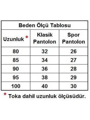 Süzer Deri 3 cm Klasik Suni Deri Erkek Çocuk Kemeri Süet Siyah