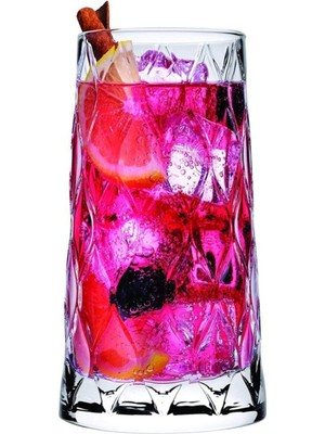 Paşabahçe Leafy Meşrubat Kokteyl Bardağı 345 cc 6 Adet Şık Tasarım ve Dayanıklı Malzeme