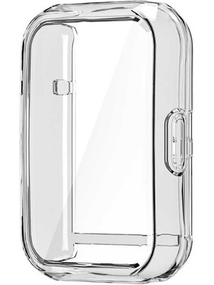 Nezih Case Huawei Watch Fit 2 Uyumlu Silikon Kasa ve Ekran Koruyucu