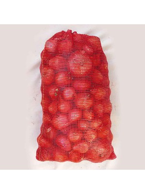 Sera Trend 45X75 Soğan Patates Ceviz Çuvalı  10 Adet Kırmızı Polimer File Çuval
