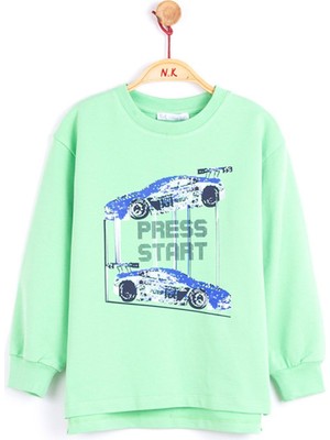 Nk Kids NM43515 Erkek Çocuk Race Car Sweat
