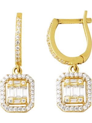 Bilezikci Baget 14 Ayar Altın Sarkıt Küpe