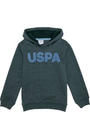 U.S. Polo Assn. Erkek Çocuk Yeşil Sweatshirt 50253475-VR054