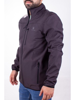 Lumberjack Track Top Antrasit Softshell Günlük Erkek Mont