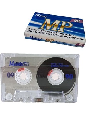Melody Boş Kaset 90LIK - Mp Ses Kayıt Kaseti - Teyp Kaseti