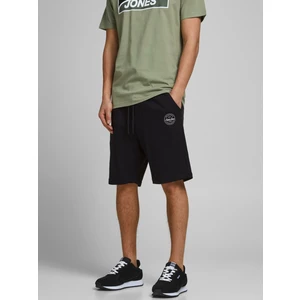 Jack & Jones Jpstshark Jjsweat Shorts At Sn Siyah Erkek Şort 12182595-Black