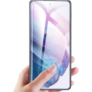 Kny Samsung Galaxy S21 Plus Için Parmak Izli 5d Kavisli Dias Cam Ekran Koruycu