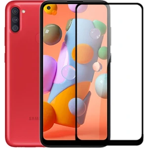 Kny Samsung Galaxy A11 Için Kenarı Kırılmaya Dayanıklı 5d Cam Ekran Koruyucu Siyah