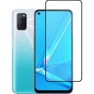 Kny Oppo A92 Için Kenarı Kırılmaya Dayanıklı Full Yapışan 5d Cam Ekran Koruyucu Siyah