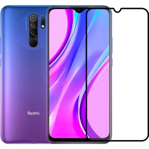 Kny Xaiomi Redmi 9 Için Kenarı Kırılmaya Dayanıklı 5d Cam Ekran Koruyucu Siyah