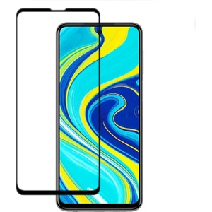 Kny Xiaomi Redmi Note 9s Için Kenarı Kırılmaya Dayanıklı 5d Cam Ekran Koruyucu Siyah