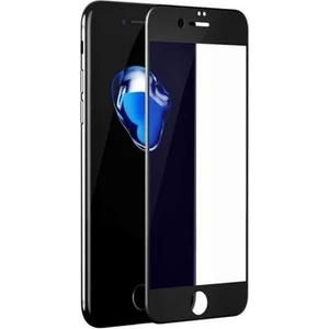 Kny Apple Iphone 8 Için Kenarı Kırılmaya Dayanıklı 5d Cam Ekran Koruyucu Siyah