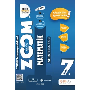 Günay Yayınları 7.Sınıf Zoom Matematik Soru Bankası