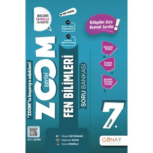 Günay Yayınları 7.Sınıf Zoom Fen Bilimleri Soru Bankası