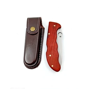 El Yapımı Sırttan Kilitli Çakı, Kamp ve Outdoor Bıçak, Folding Knife