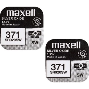 Berlin Shop 2 x  371 SR920SW Saat Pili Gümüş Oksit-Uhrenbatterien (% 0 cıva Piller [2 adet]