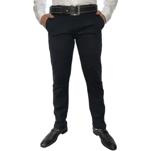 Daniel Voi Erkek Koyu Lacivert Pamuklu Slim Fit Pantolon 8163-4-K.LACI-3