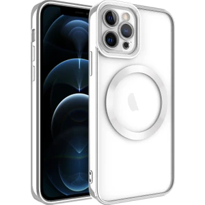 Kny Apple Iphone 11 Pro Max Kılıf Magsafeli 4 Köşe Renkli Laser Setro Silikon